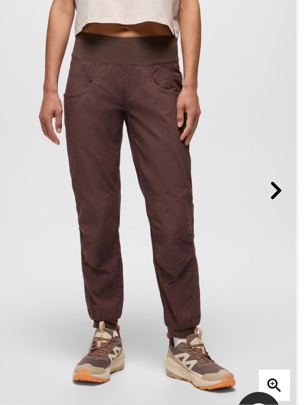 PRANA Ladies KANAB Pants Joggers L OLIVE
